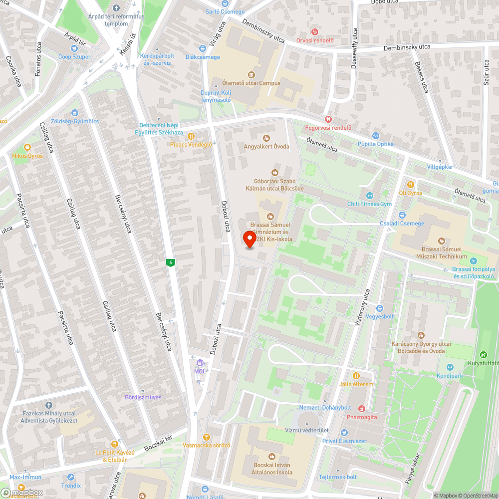 Járdából kiálló rész bejelentés helye