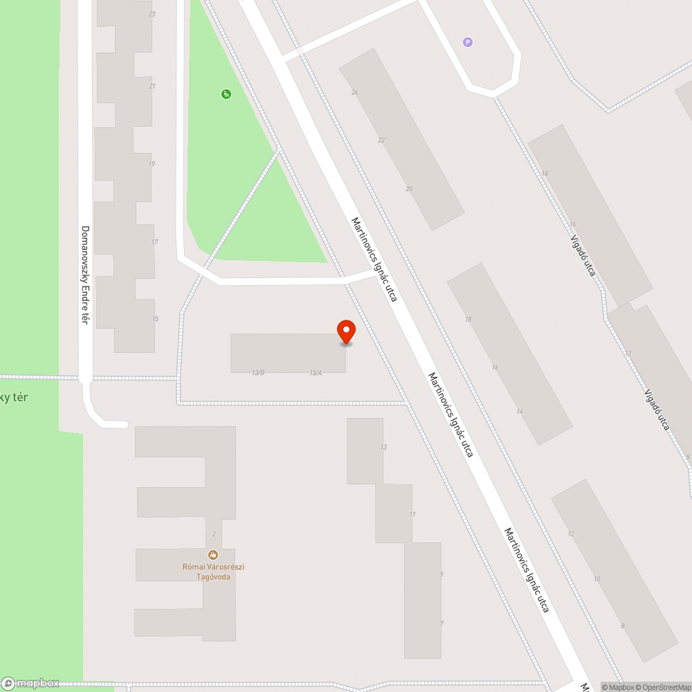 Balesetveszélyes aknafedél bejelentés helye