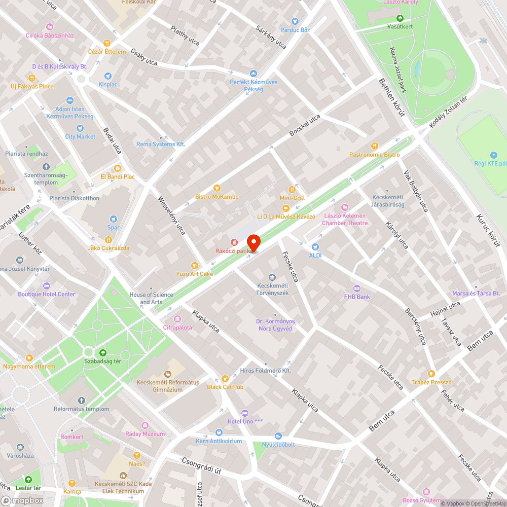 Nem működő megvilágítás a Bíróság körül bejelentés helye