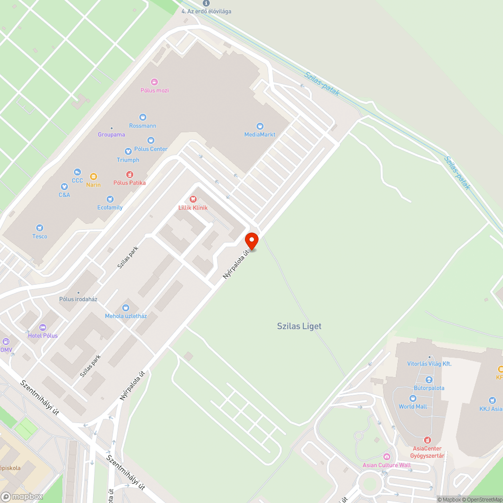 Elhagyott jármű bejelentés helye