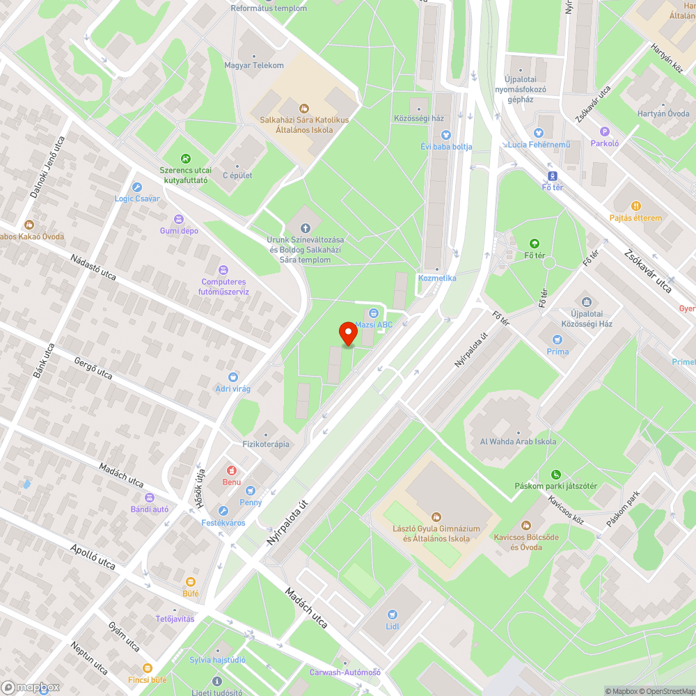 Állandó füvön parkolás bejelentés helye