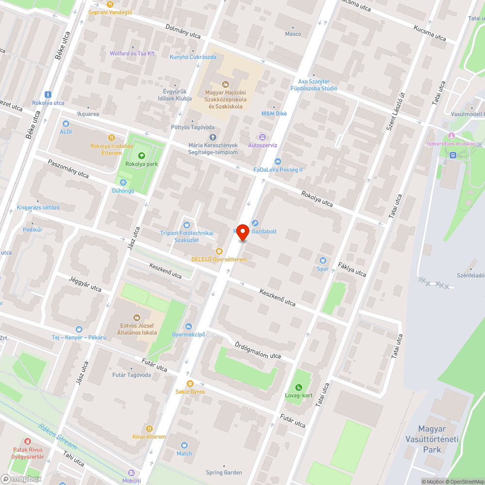 Letörött faág bejelentés helye