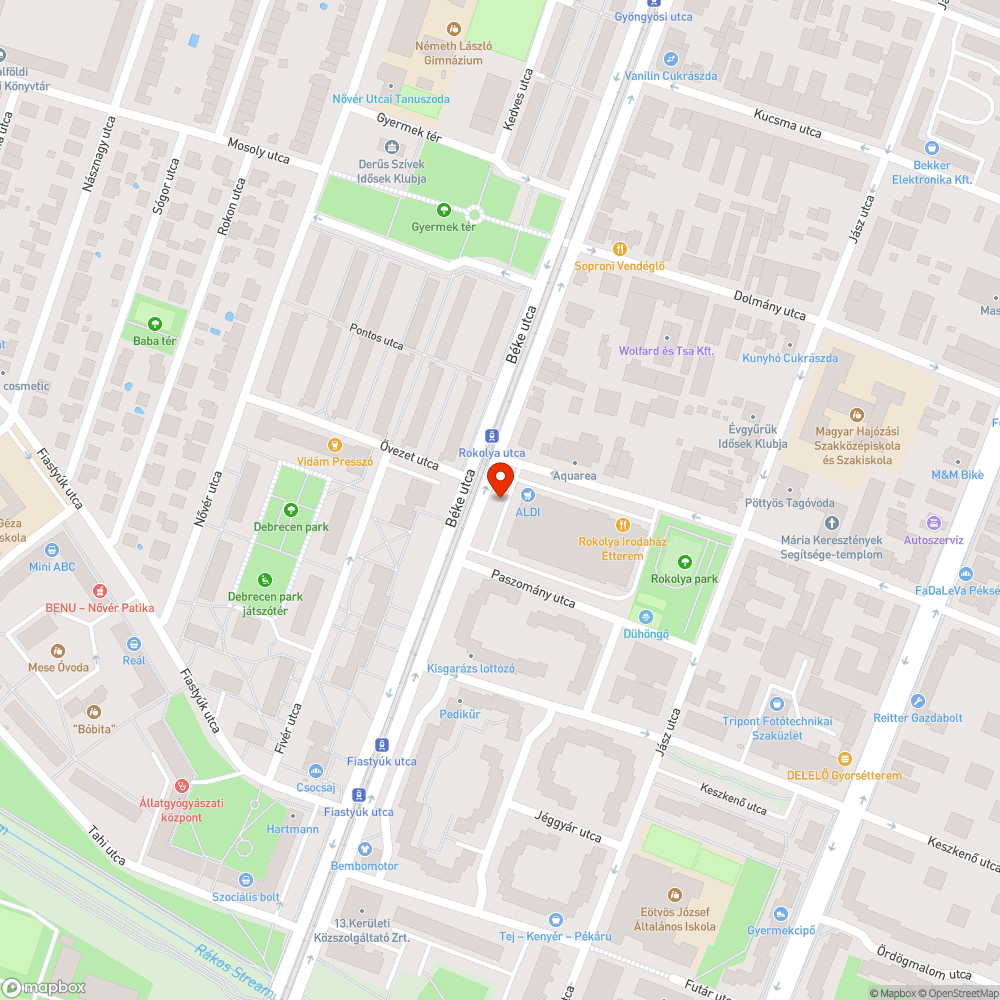 Kiszáradt fenyő bejelentés helye