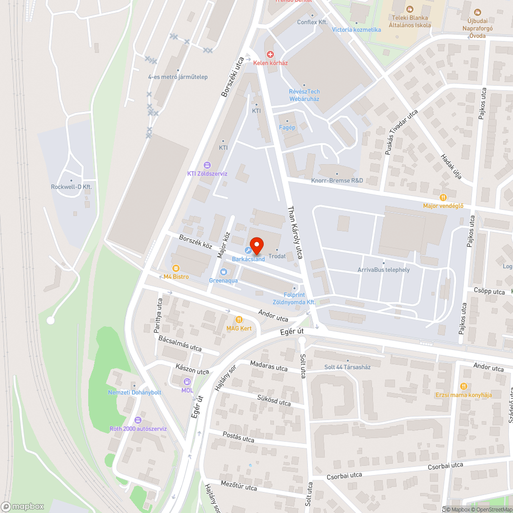 Szemetes utcaszakasz bejelentés helye