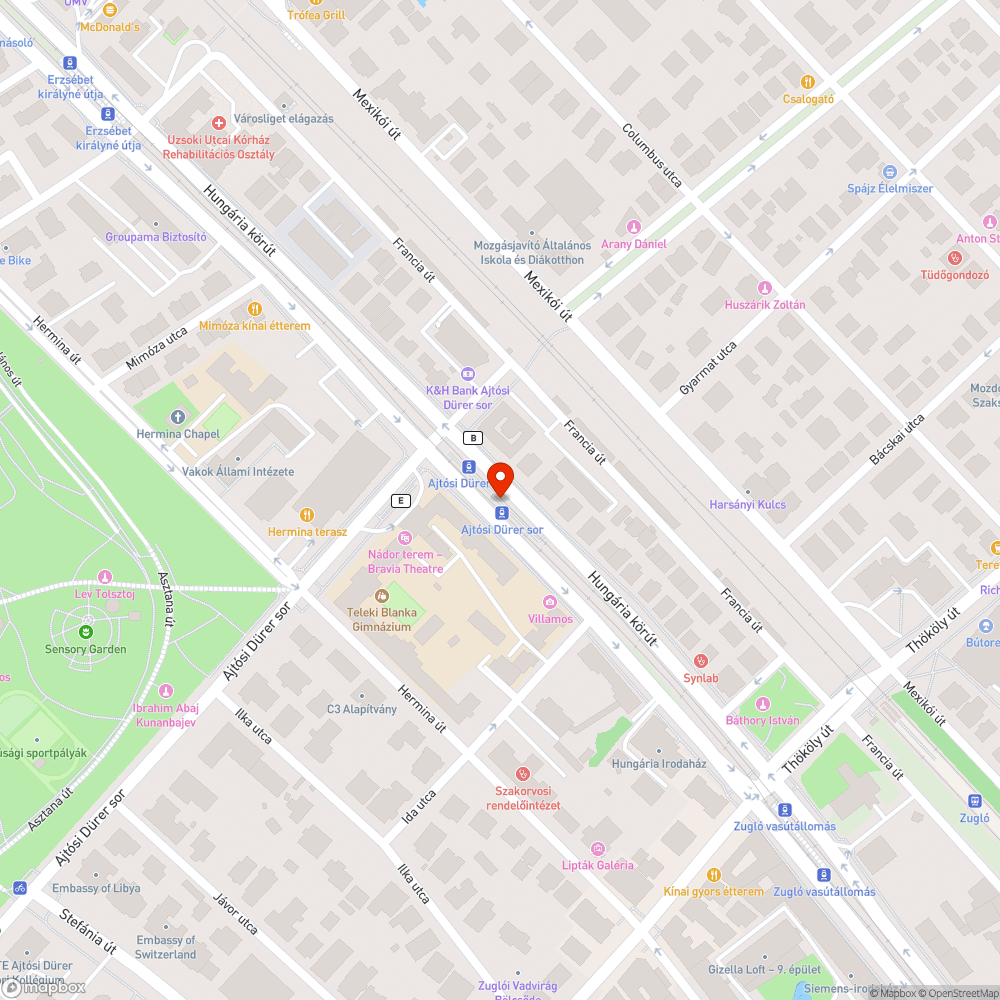 Zebra mellett ősmocsok bejelentés helye