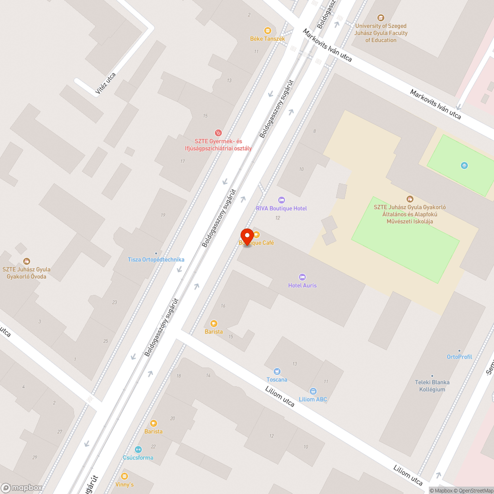 Zöldsáv felszórása kaviccsal bejelentés helye