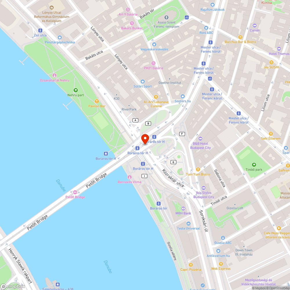 Madártetem bejelentés helye