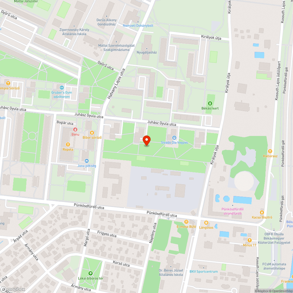 Kiégett bejelentés helye