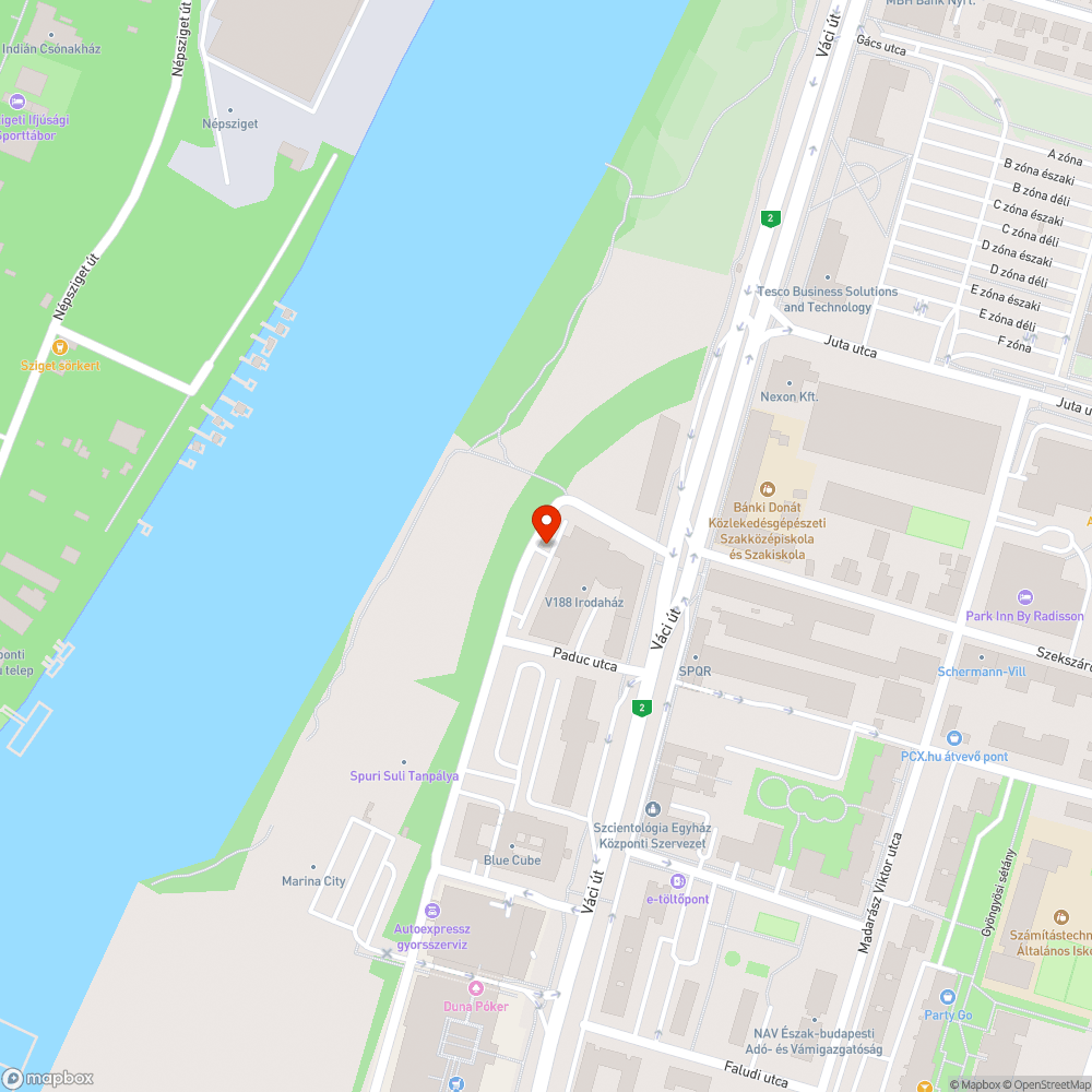 Elhagyott autó bejelentés helye