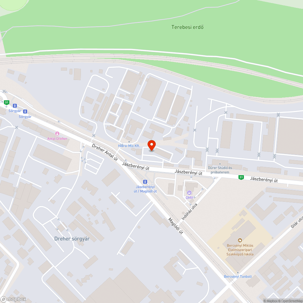 Elhagyott jármű bejelentés helye