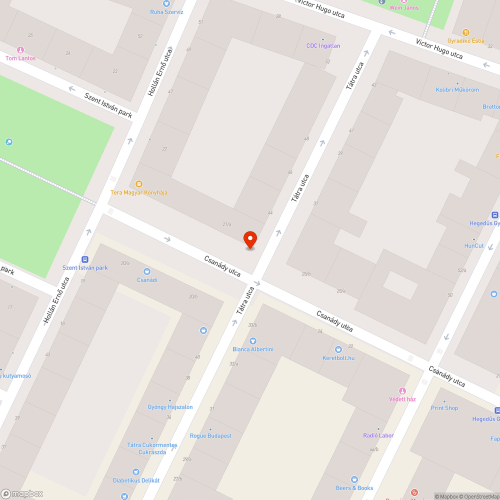 Balesetveszélyes kereszteződés - Tátra u. bejelentés helye