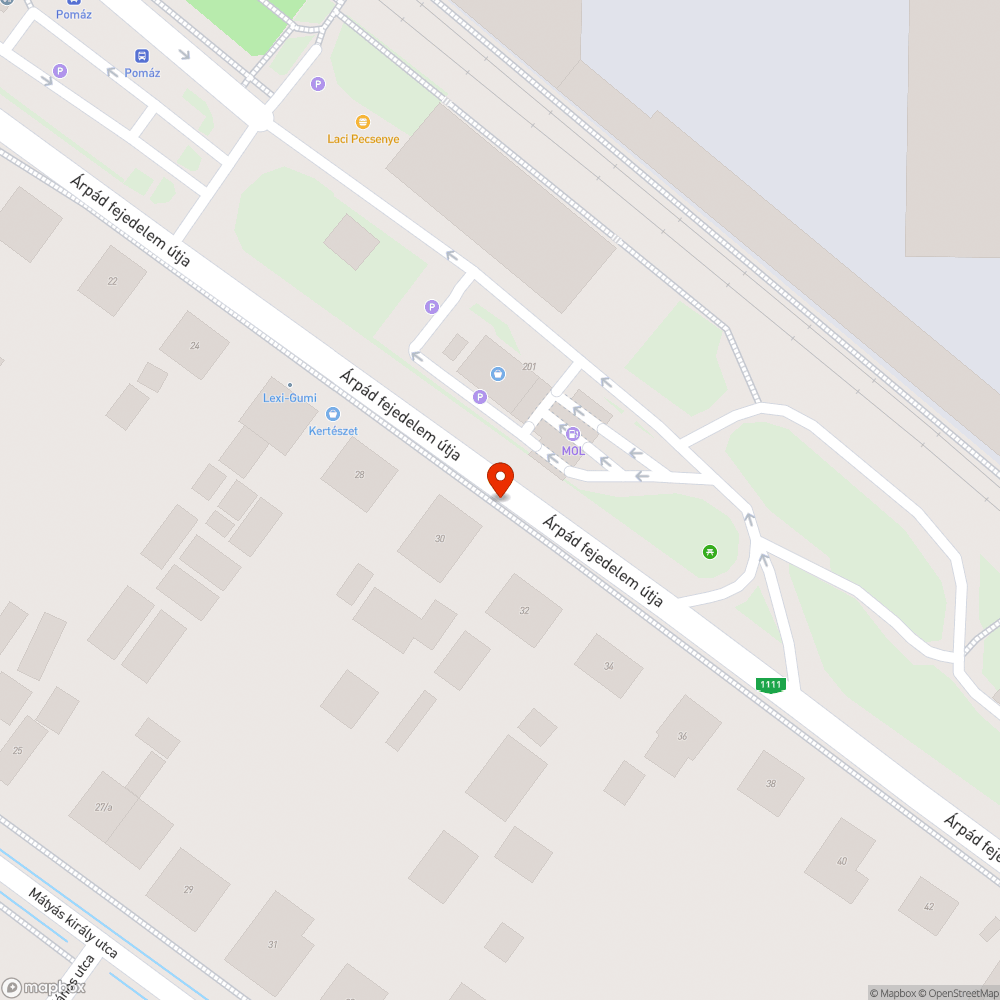 Lelógó KRESZ-tábla bejelentés helye