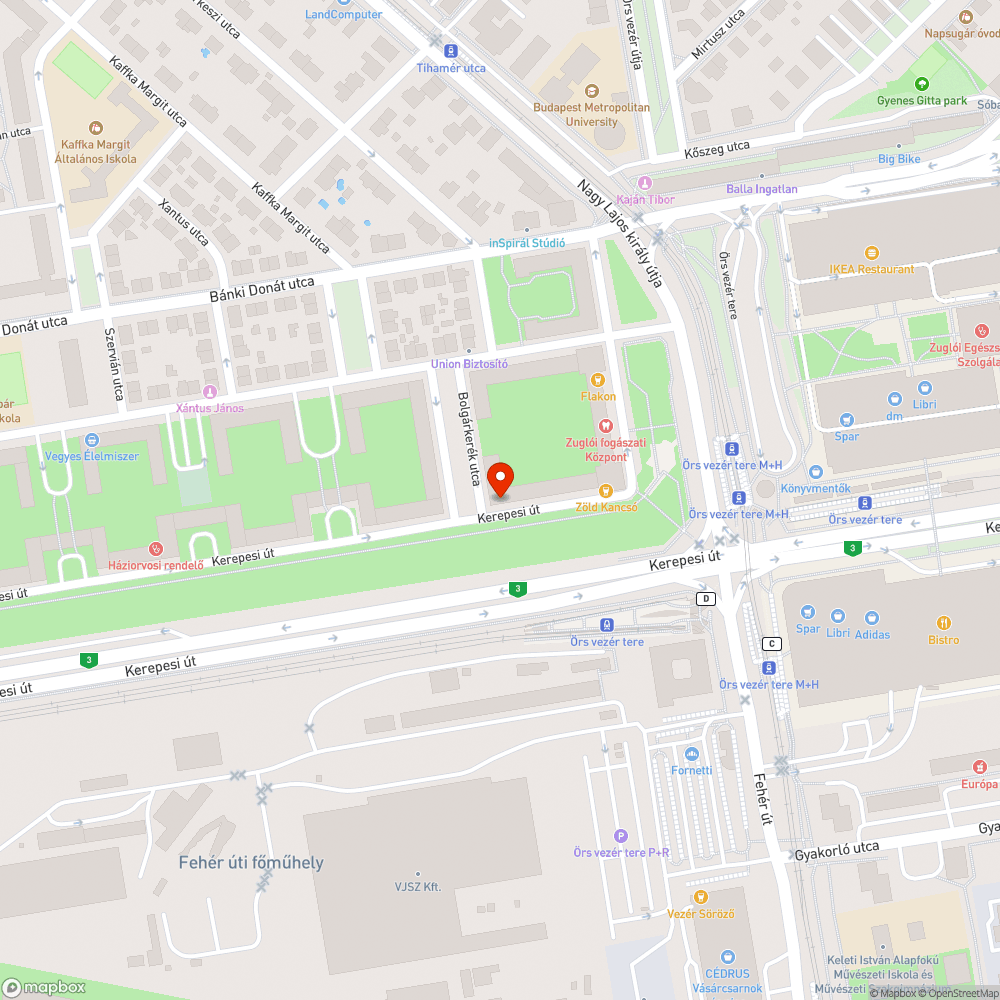 Betonkorrózió bejelentés helye