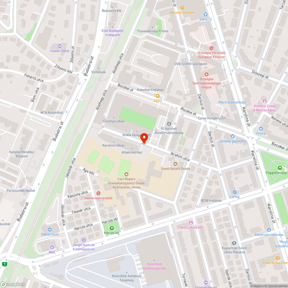 Félig leszakított ágak bejelentés helye