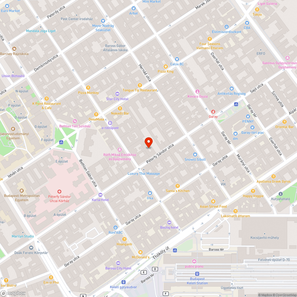 Elütött állat bejelentés helye