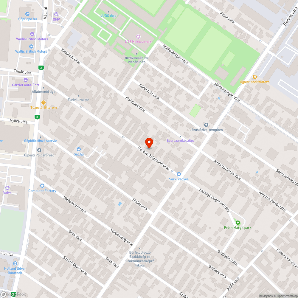 Járhatatlan járda bejelentés helye