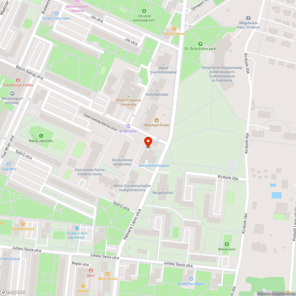 Nem működő közkút bejelentés helye