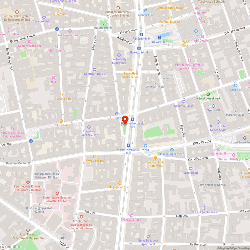 Graffiti bejelentés helye