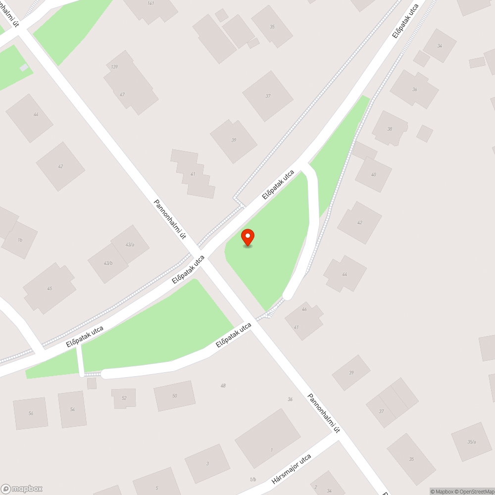 Miyawaki minierdőnél szemétgyűjtő edények bejelentés helye