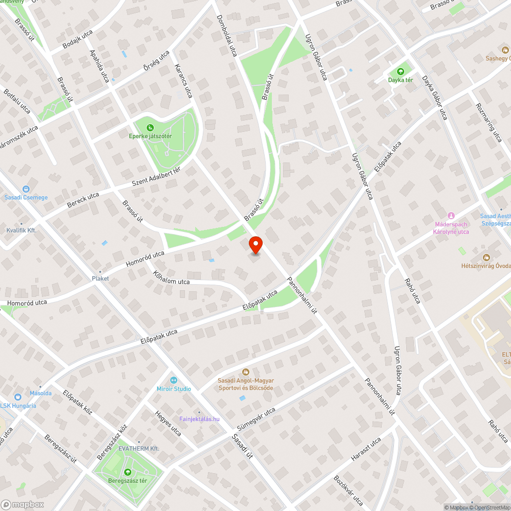 2000-es fekete Renault Clio bejelentés helye