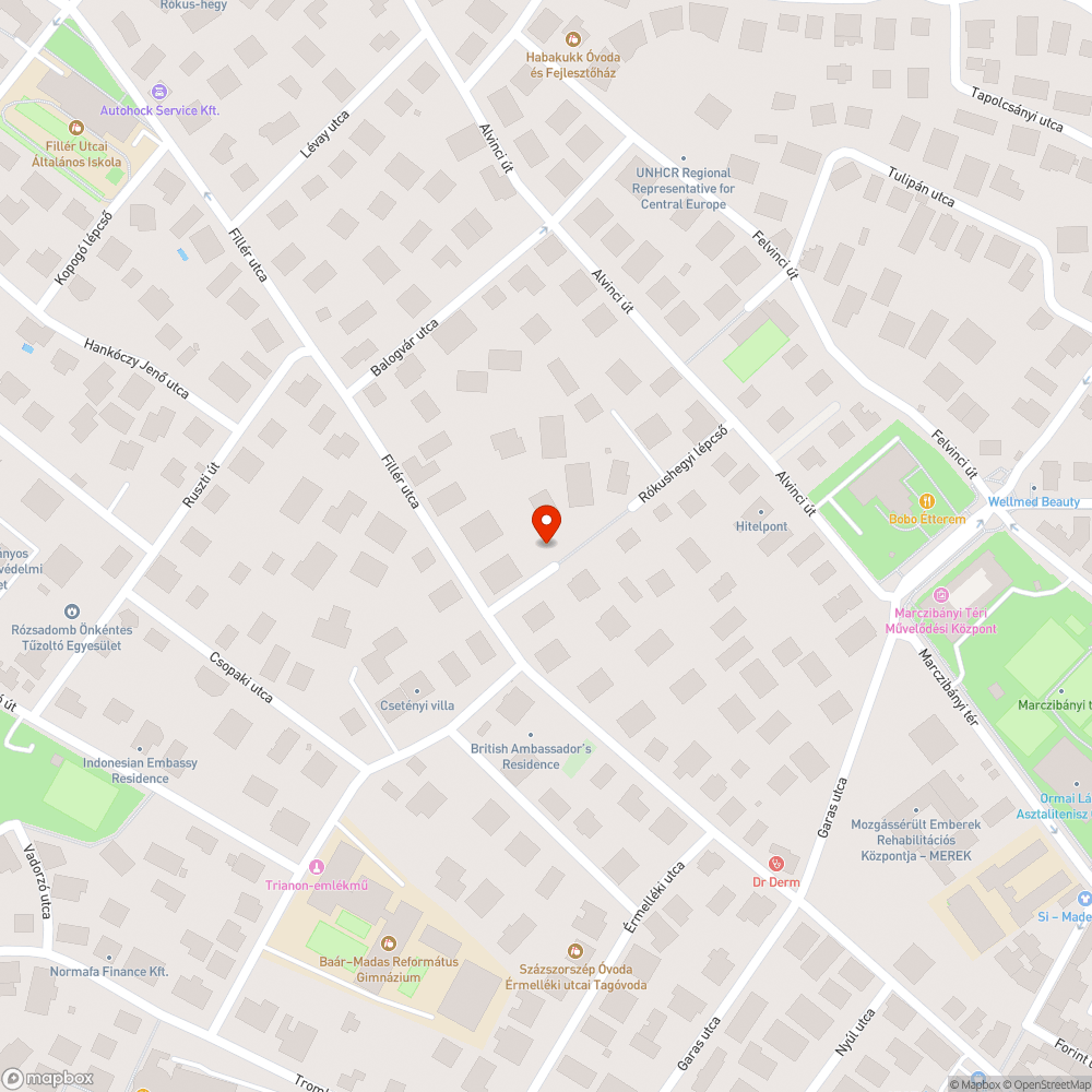 Leszakadt kuka bejelentés helye