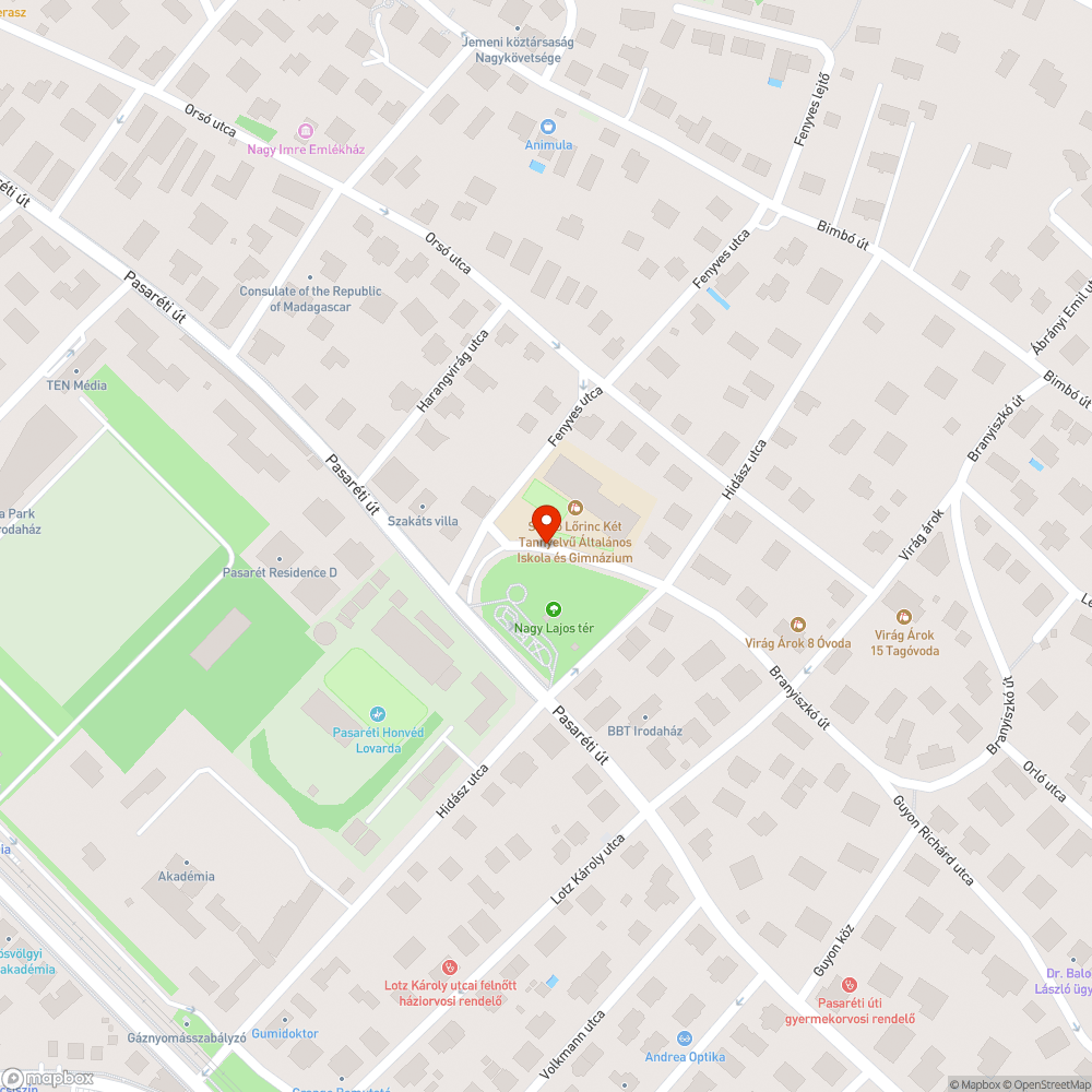 Szemetes park bejelentés helye