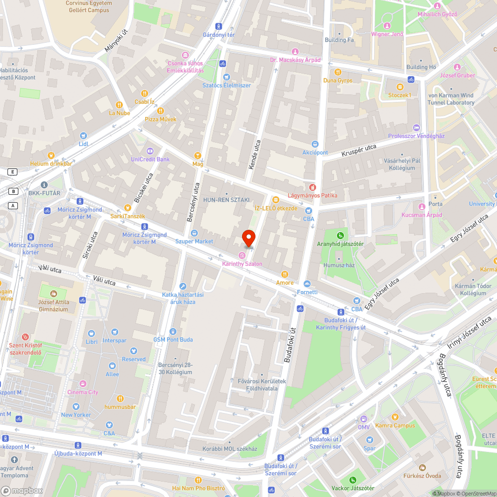 Veszélyes, omladozó falrész bejelentés helye