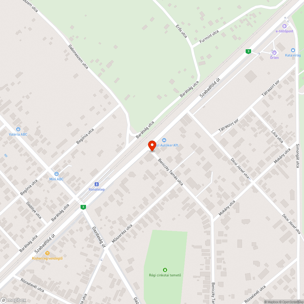 Oda nem illő tárgyak a járda szélén bejelentés helye