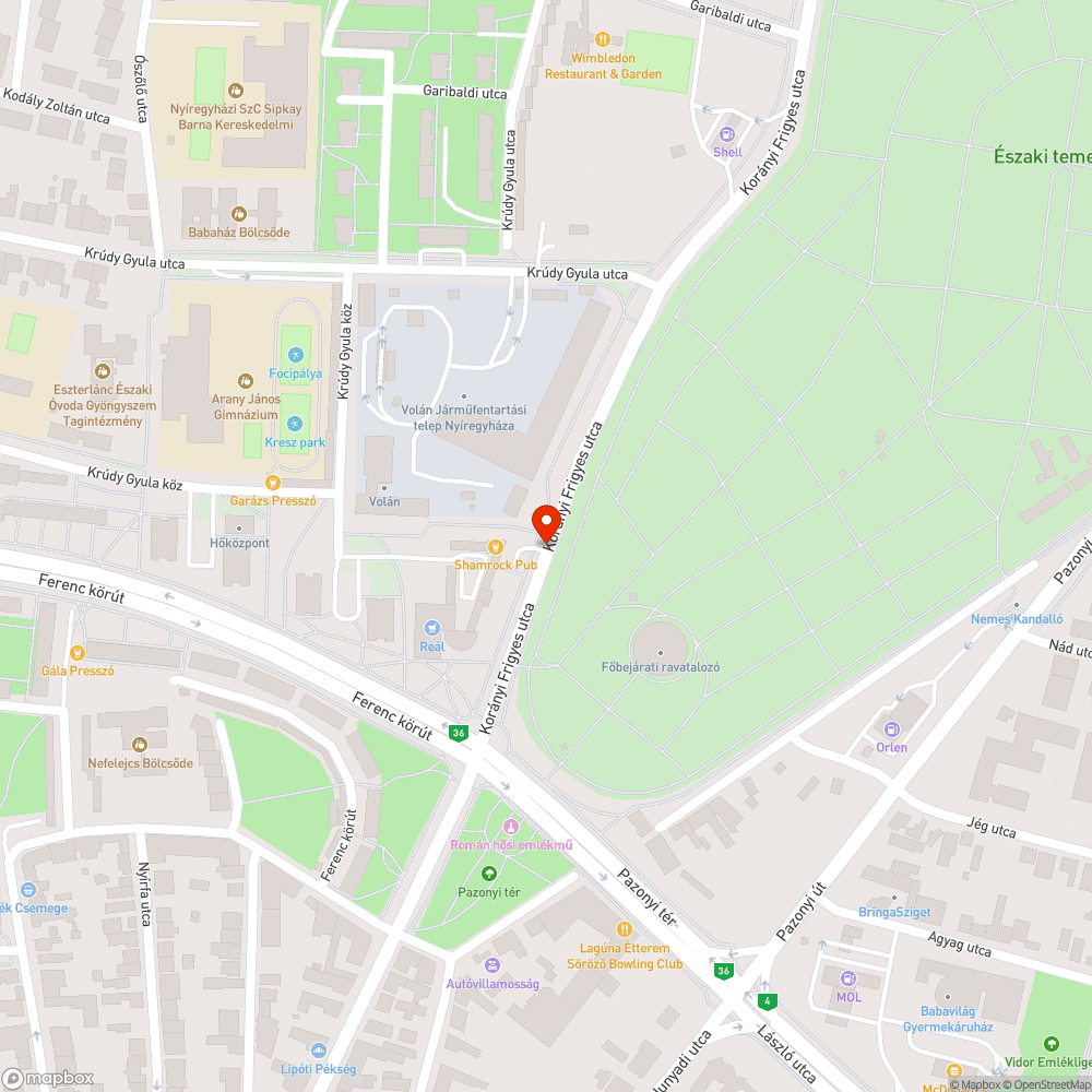 Kátyú - Schamrock bejelentés helye