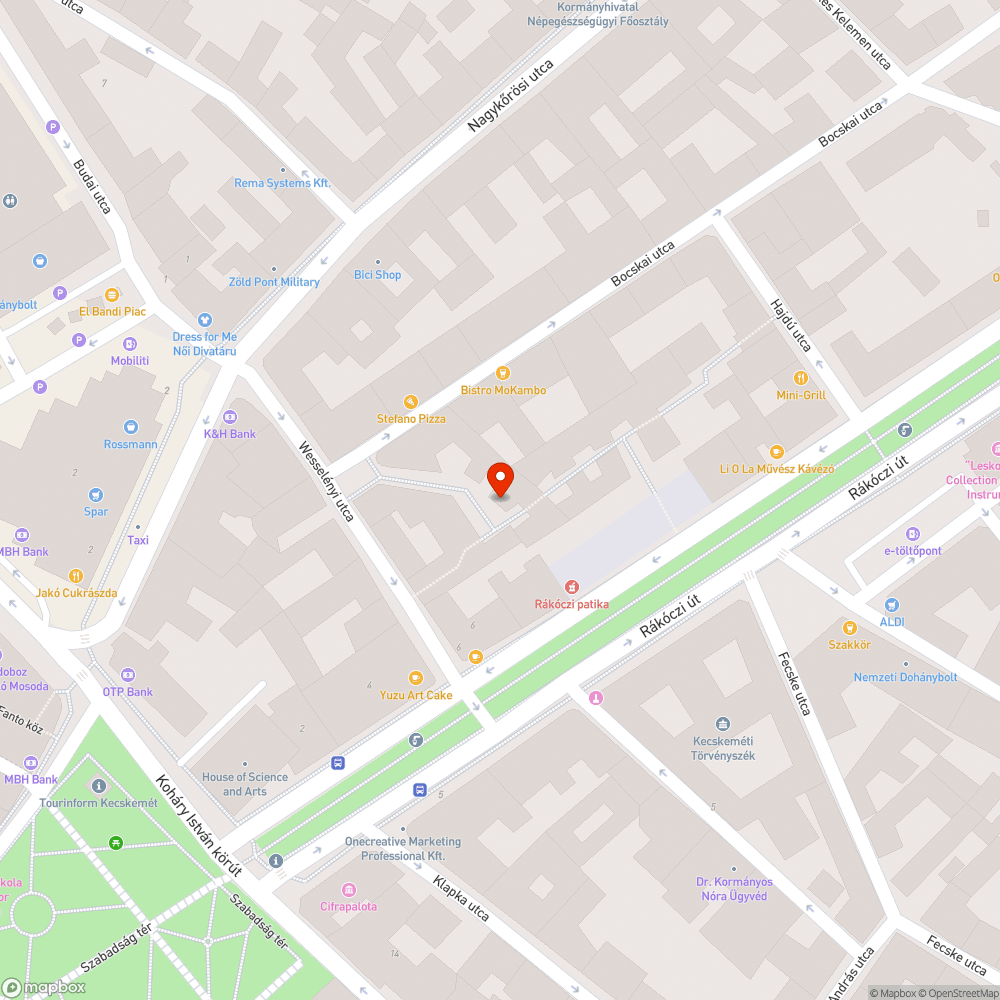 Nem működő közvilágítás a Frangepán sétányon bejelentés helye