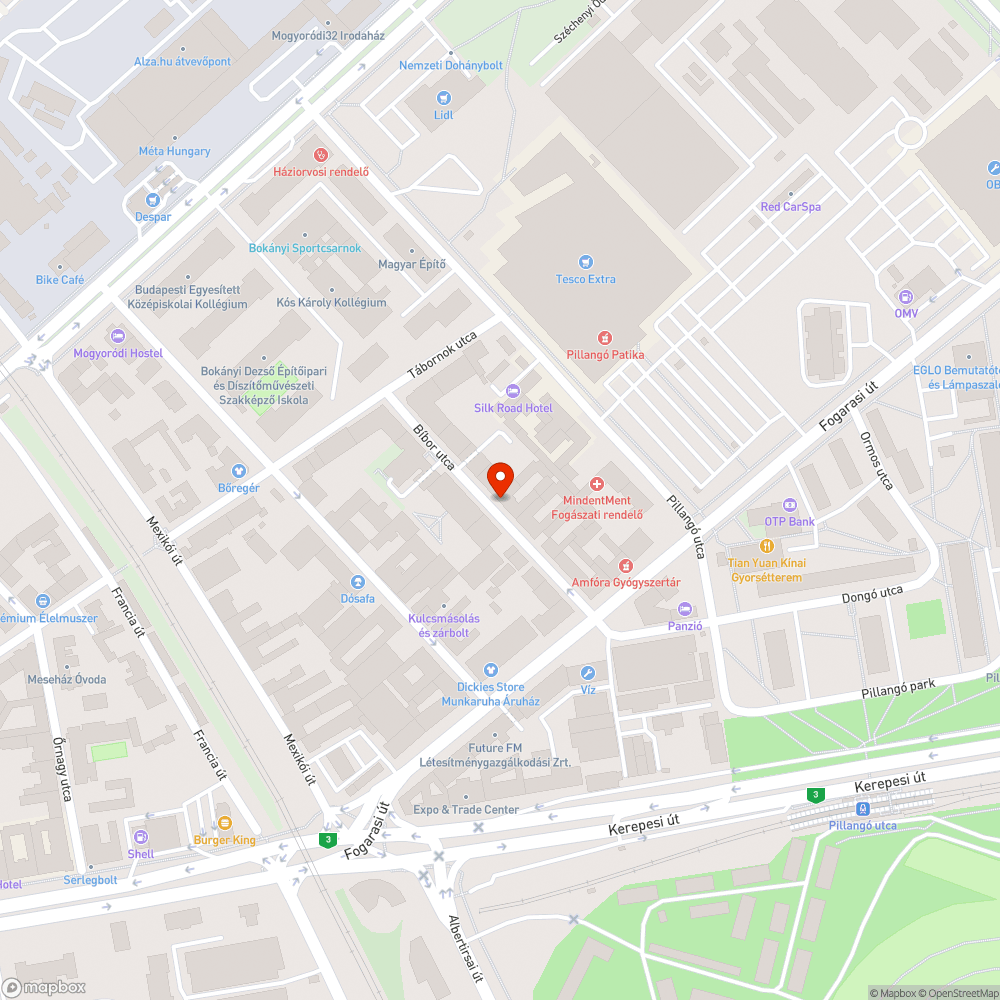 Illegális szemétlerakás bejelentés helye