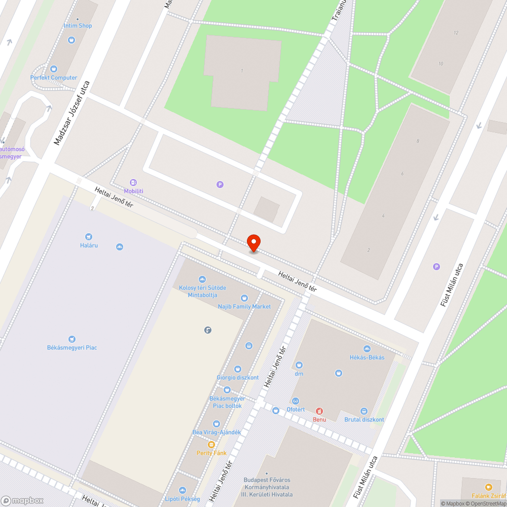 Állandó behajtás bejelentés helye