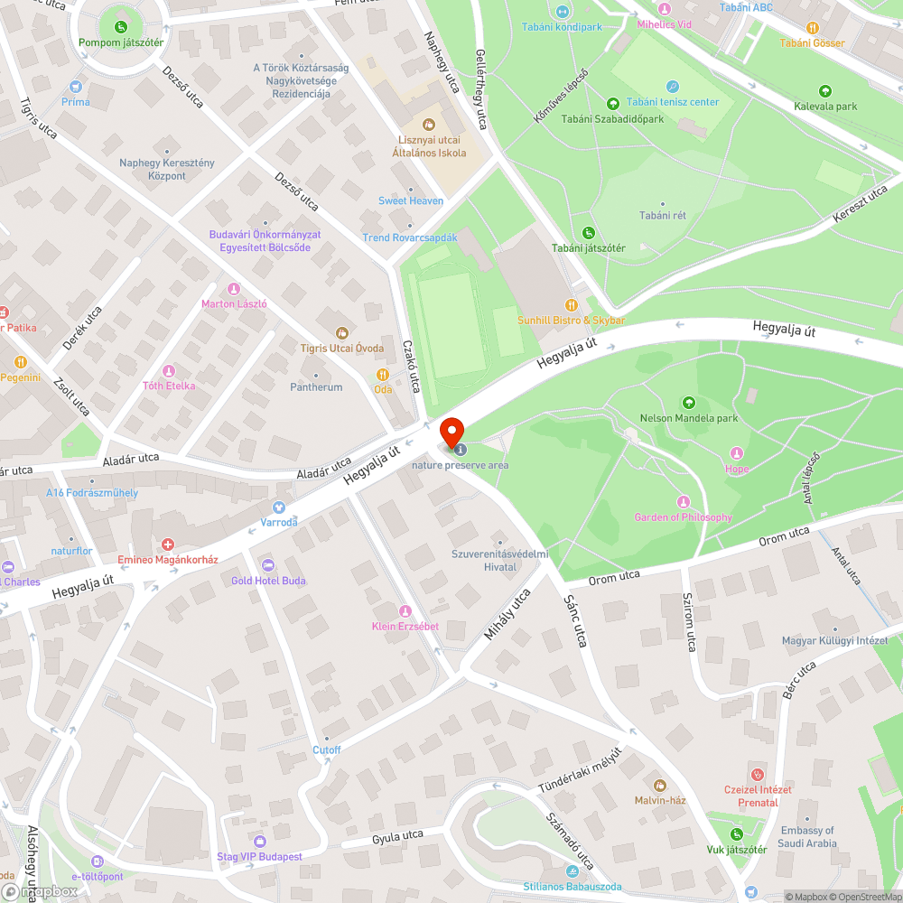 Lekopott útburkolati jel, nincs tábla bejelentés helye