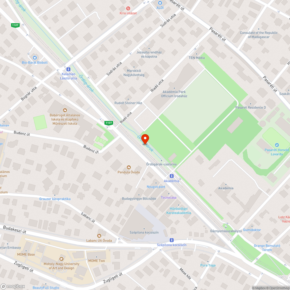 Szemetes zöldterület bejelentés helye