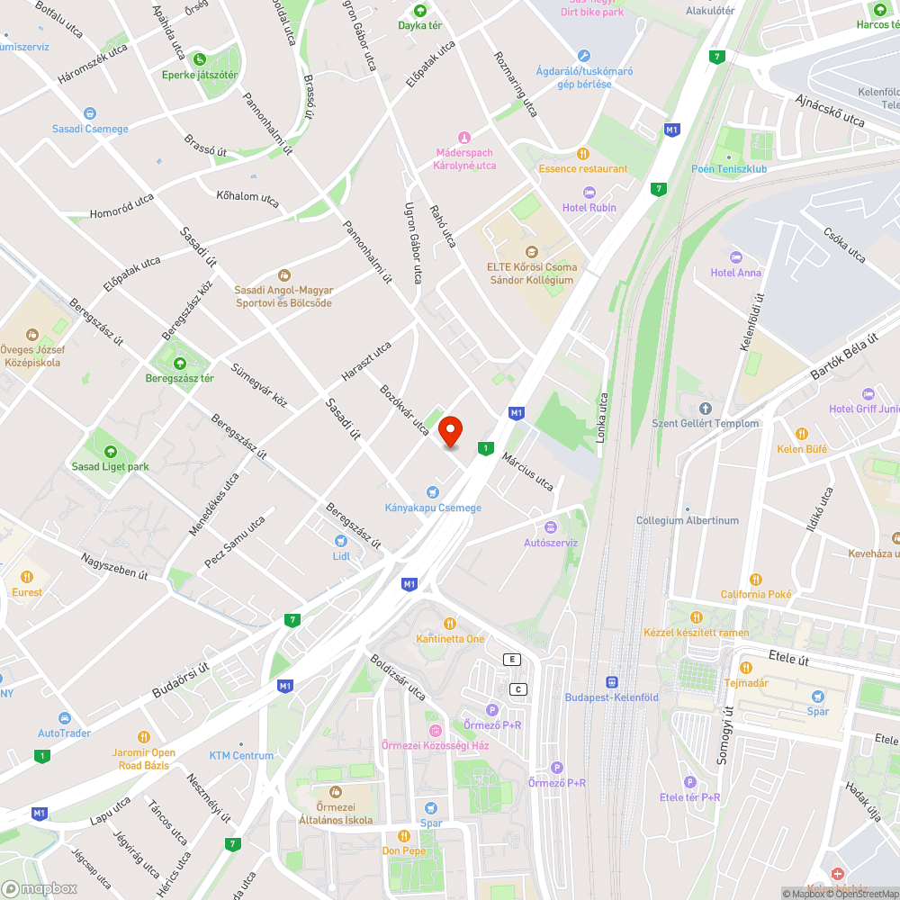 Bozókvár utca járdán parkolás bejelentés helye