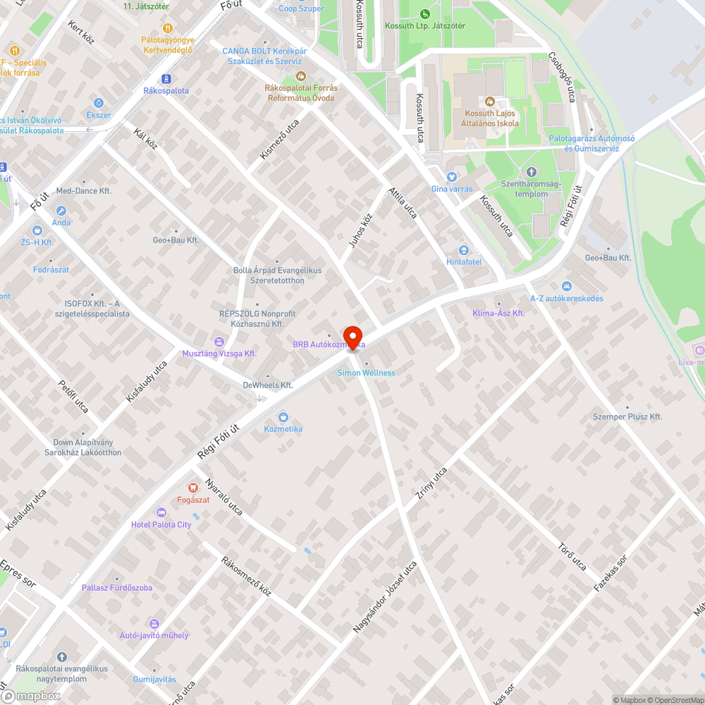 Zebra létesítése bejelentés helye