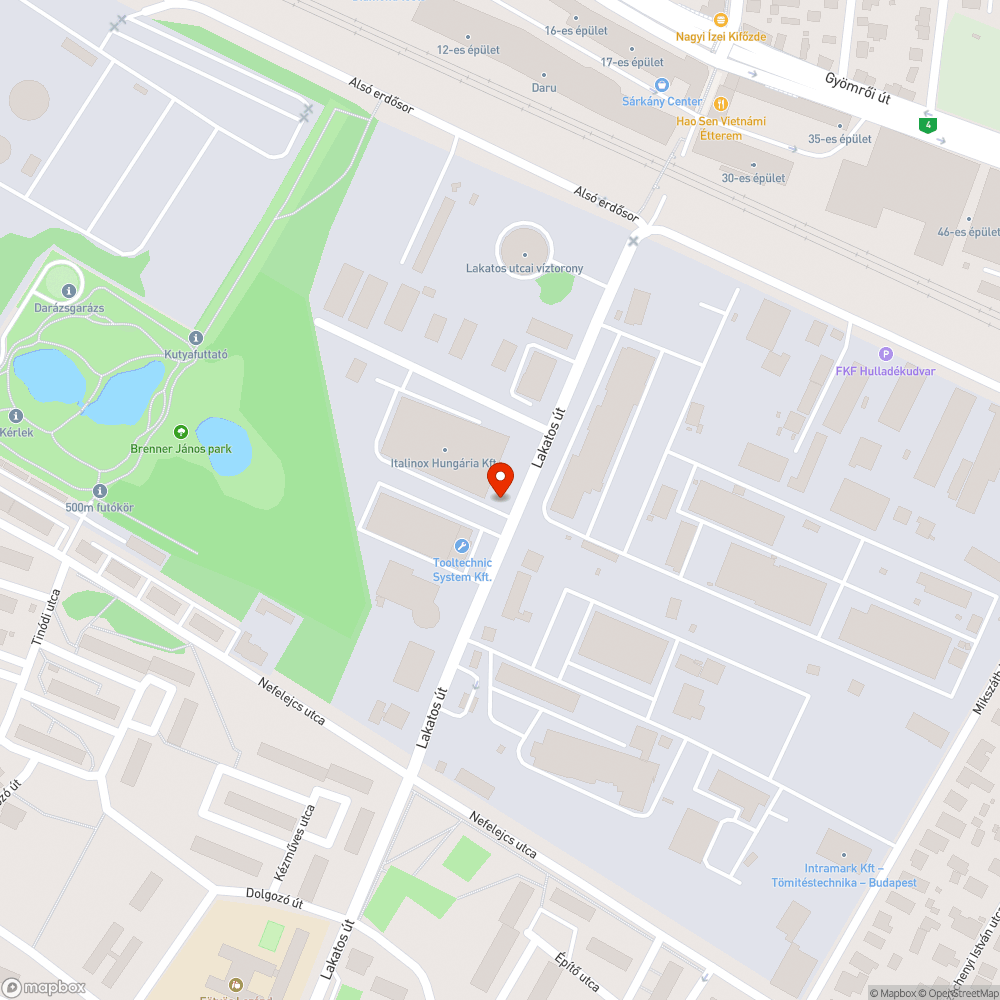 Rendszám nélküli roncs bejelentés helye