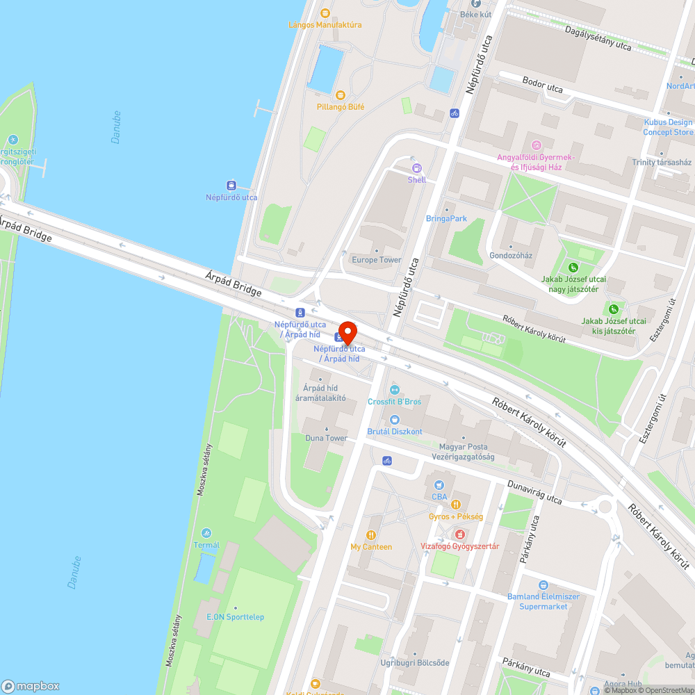 Kiégett lámpa bejelentés helye