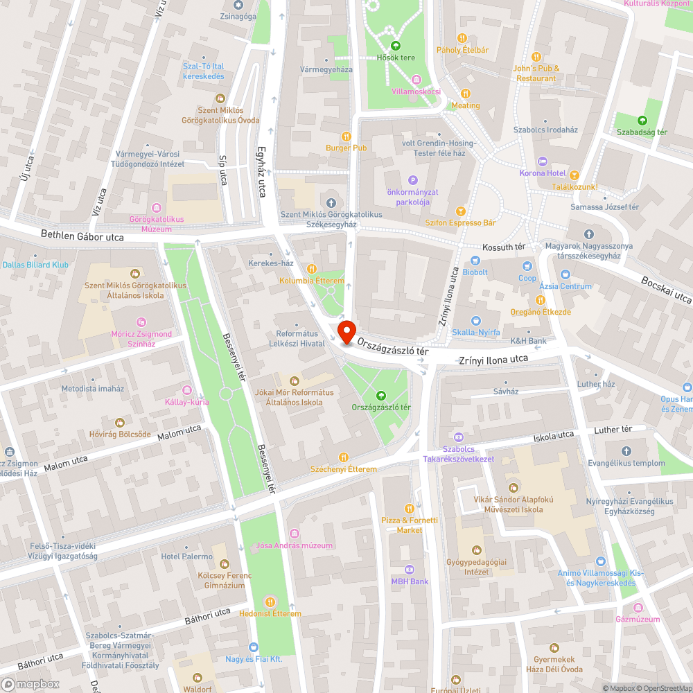 Zebra láthatóságának növelése bejelentés helye