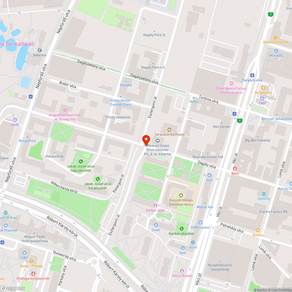 Hiányzó gyalogátkelőhely bejelentés helye