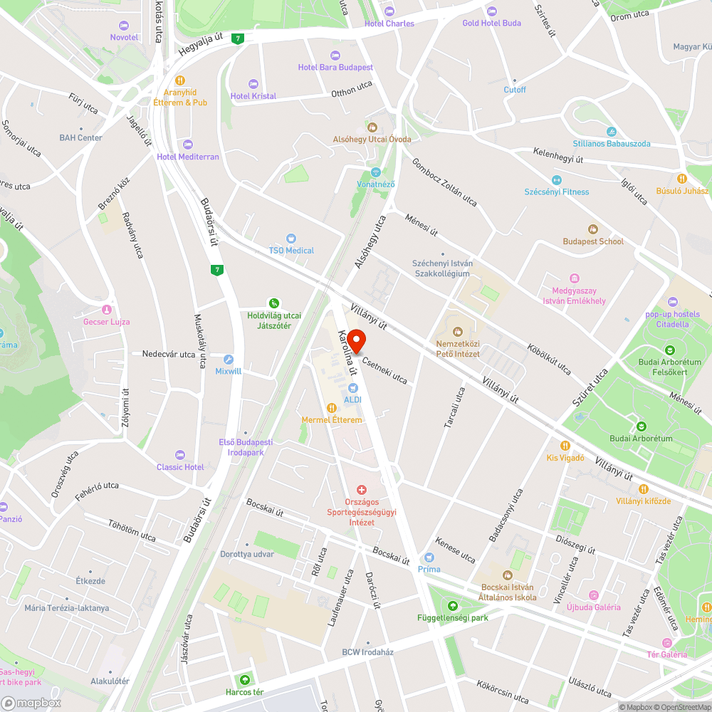 Állandóan eldőlő oszlop bejelentés helye