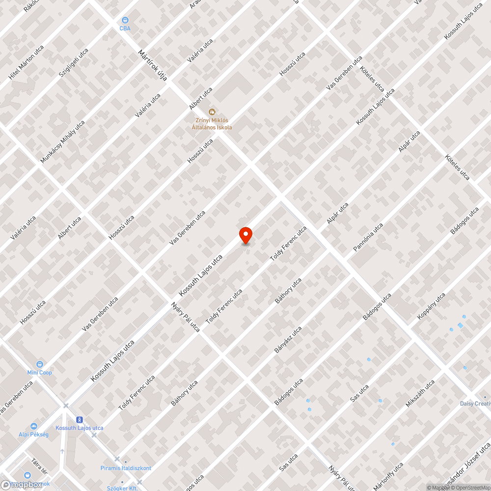 Csatornafedél körüli megsüllyedt út/ rezgés, repedés a házfalon bejelentés helye