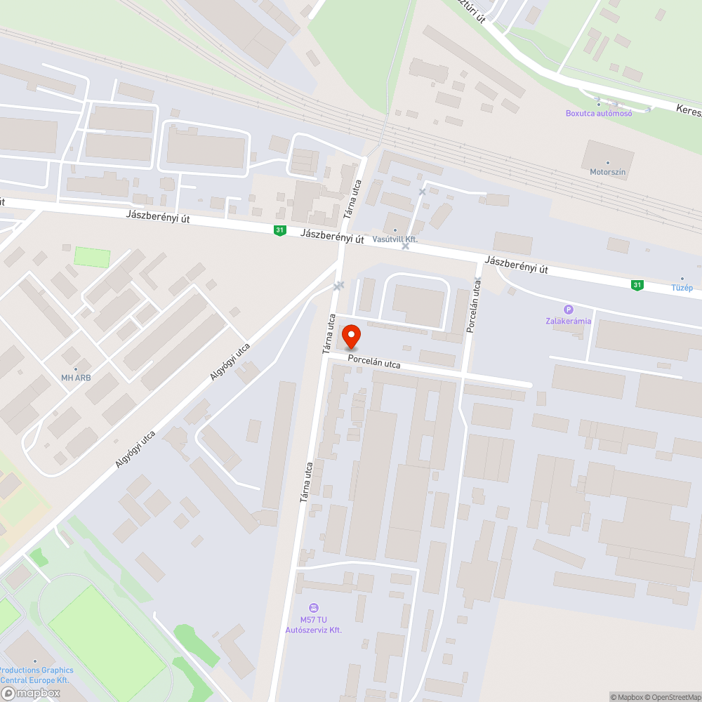 Szemetes közterület bejelentés helye