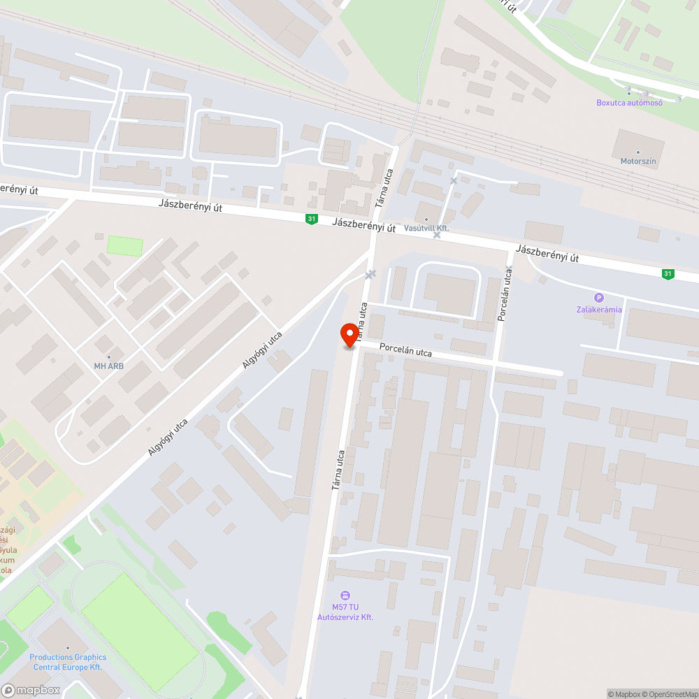 Elhagyott Daewoo bejelentés helye