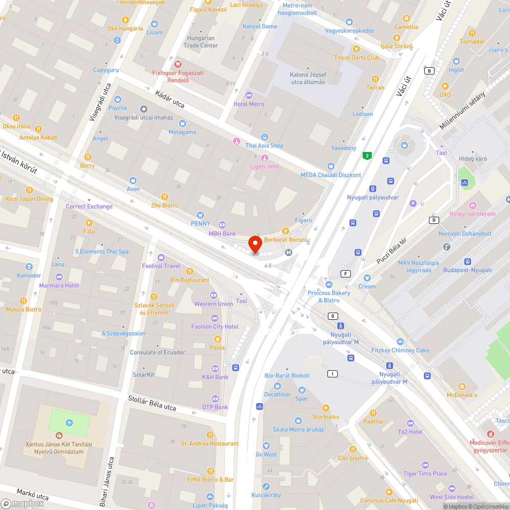 Balesetveszélyes, kétértelmű kereszteződés bejelentés helye