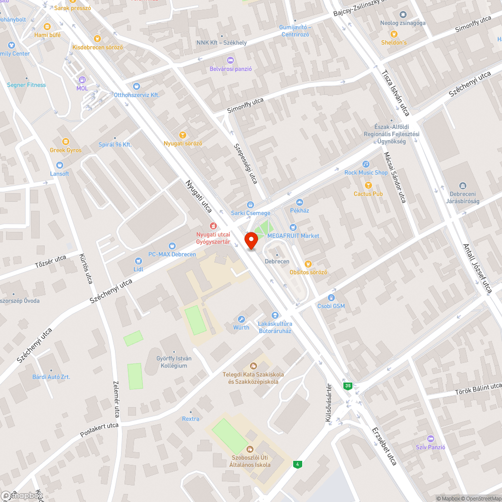 Hibás Eurolux bejelentés helye