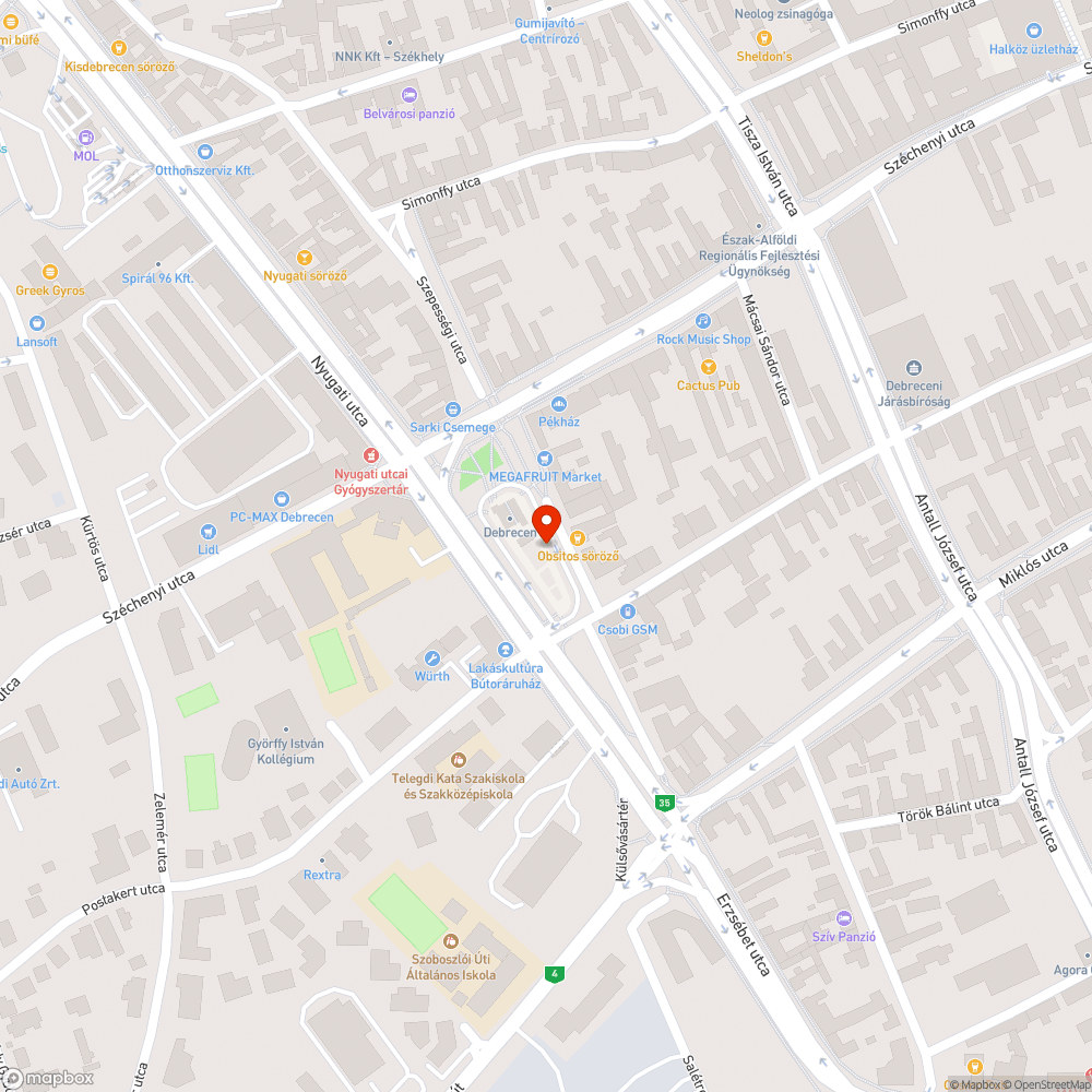 Hibás Citylightok bejelentés helye