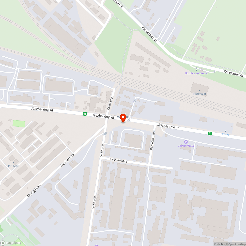 Megbillent Telekomos fedlap az út szélén bejelentés helye