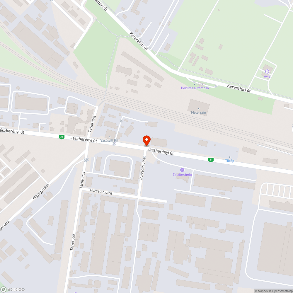 Szemetes közterület bejelentés helye