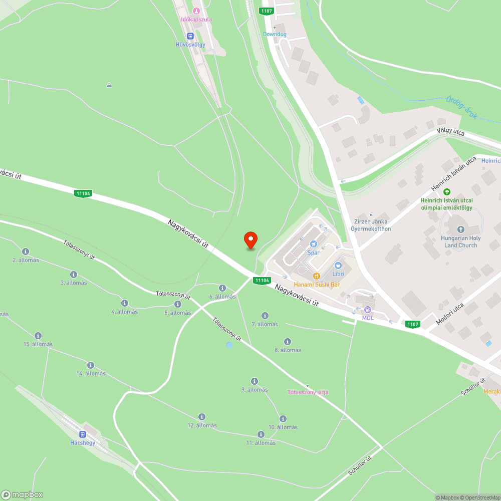 Gyalogátkelő igény bejelentés helye